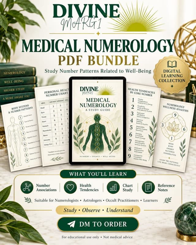 Medical Numerology PDF